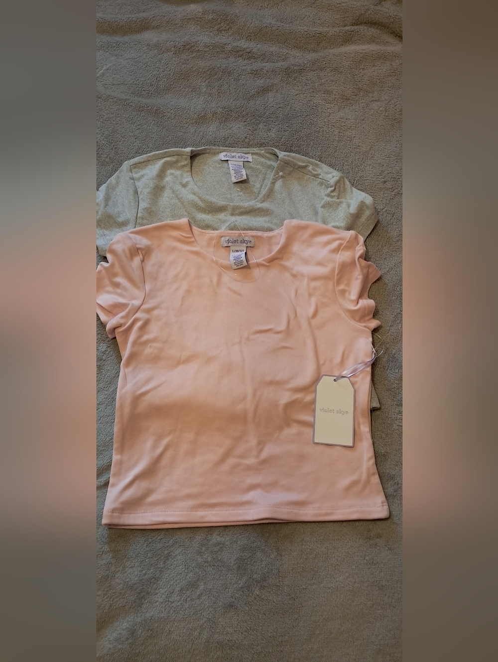 Girls 2pc Violet Skye Shirts Sz L(10-12)